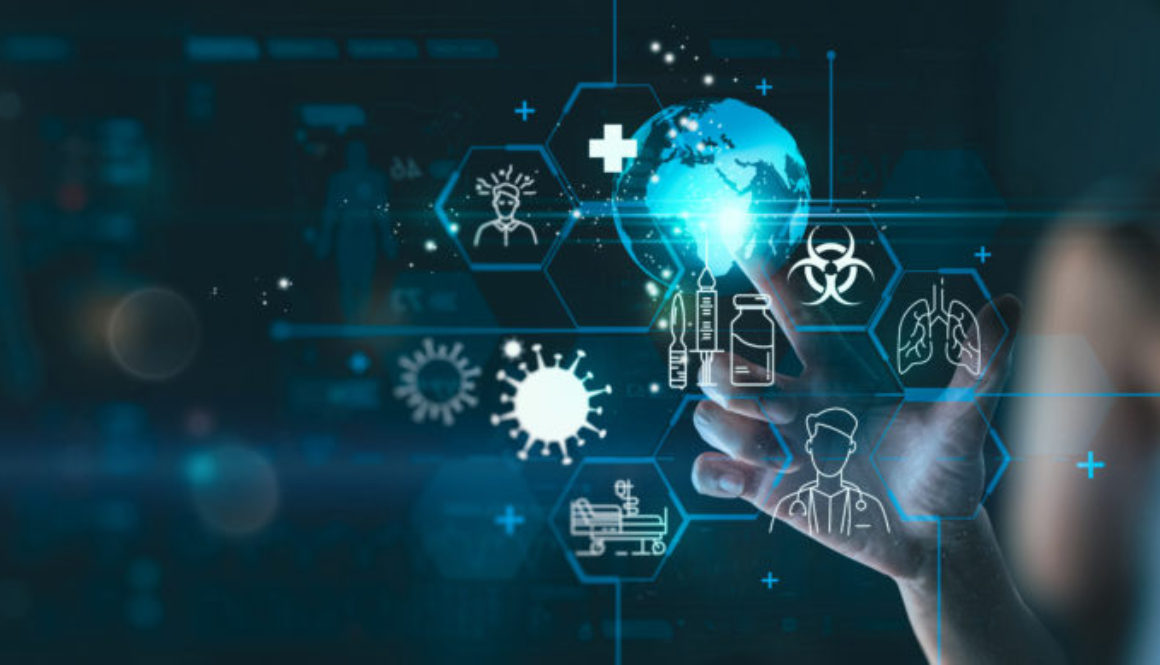 Medicine Doctor Using Modern Computer With Virtual Innovaton Pat